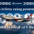 Nove destinacije i program lojalnosti doveli Er Srbiju do dva miliona putnika za manje od šest meseci