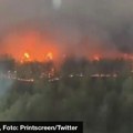 Gori sveta gora: Helikopter pokušava da ispusti vodu, požar blizu manastira! Borba vatrogasaca s jakim vetrovima