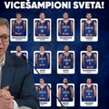 Prvo kod predsednika pa na balkon: Košarkaši Srbije večeras kod predsednika Vučića