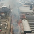 Požar u Novom Pazaru još nije lokalizovan, vatra pod djelimičnom kontrolom