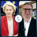 Vučić razgovarao sa Fon der Lajen: Srbija je posvećena ubrzanom sprovođenju reformi