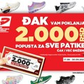 Velika akcija pred novu školsku godinu: ĐAK SPORT POKLANjA 2.000 RSD POPUSTA ZA KUPOVINU PATIKA