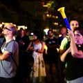 Grupa građana protestovala ispred vile "Mir", rezidencije predsednika Srbije Aleksandra Vučića