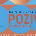 Poziv volonterima u Novom Sadu: Studentski kulturni centar i Festival savremenog plesa