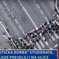 "Nepolitička“ Borba studenata: Blokade preselili i na ulice (video)