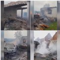 Sve je izgorelo – kuća, pomoćni objekat, mašine i automobil: Ogroman požar u porodičnom domaćinstvu kod Arilja…