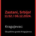 Skup „Zastani Srbijo“ sutra ponovo u Kragujevcu