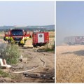 Gori nisko rastinje i deponije kod Kovilja Vatrogasci na terenu, dim se nadvio nad atarima