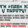 DRUGI „PAB“ KVIZ U PIROTU 25. AVGUSTA