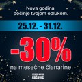 Iskoristite 30% na članarine u Kočović centrima!