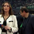 Vrela novinarka se vratila nakon porođaja, svi su gledali u visoku lepoticu na meču Panatinaikos - Zvezda