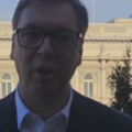 "Nisam vas se nimalo uplašio" Vučić poslao poruku iz Predsedništva (video)