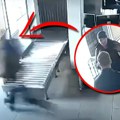 Šok snimak haosa Na aerodromu! Pijani muškarac divljao po terminalu, pa krenuo da beži od policije - Usledila je urnebesna…