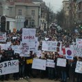 Veliki protest studenata i prosvetnih radnika