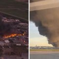 Teretni avion eksplodirao nakon poletanja: Gori na hiljade galona avio-goriva, crni dim prekrio nebo (Video)