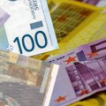 Srednji kurs dinara za evro 117,3736 dinara