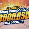 Admiralbetov NOVI Bonus dobrodošlice ĆE PLJUŠTATI CELE JESENI