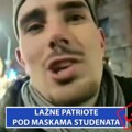 Lažomer: Lažne patriote pod maskama studenata VIDEO