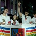 Kragujevčani večeras dočekali studente maratonce uz ovacije, kao olimpijske šampione