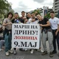 U šetnju pod nazivom "Marš na Drinu" pridružili se i studenti i srednjoškolci iz Novog Sada
