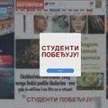 Kako su studenti "upali" na Informer, Kurir i Blic: Poruka da pobeđuju se pojavila na prorežimskim portalima
