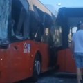 Karambol u centru Beograda: Sudarila se dva autobusa u Ruzveltovoj VIDEO