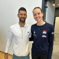 Čačanka Mina Mijatović na pripremama reprezentacije srela Novaka Đokovića