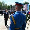"Naša je obaveza da slobodu sačuvamo": Brnabić položila venac na Spomen-kompleksu Groblja oslobodilaca Beograda