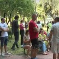 Studenti i građani ispred Trećeg tužilaštva u Beogradu, čekaju da počne saslušanje akademaca