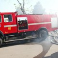 Požar zahvatio magacin u Novom Sadu: Muškarac i žena zadobili opekotine, vatrogasci na terenu