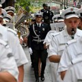 Konjanici i Orkestar policije svečano prodefilovali Knez Mihailovom