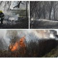 (Video) Požar na Veterniku lokalizovan Gasile vatrogasne ekipe iz Novog Sada i Veternika, bilo čak petoro kola