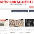 Sajt sa bazom podataka nasilja nad građanima "Za dan posle" pušten u rad