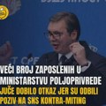 Veći broj zaposlenih u Ministarstvu poljoprivrede dobilo otkaz zbog odbijanja dolaska na kontra miting SNS-a! Kreni – promeni…