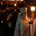 Uskršnja liturgija u Sabornom hramu u Moskvi, patrijarh i Putin razmenili poklone