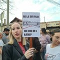 Nišlije protestovale protiv najavljenog zatvaranja ulice zbog izgradnje železničke obilaznice