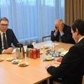 Vučić stigao u zgradu EU u Briselu, počeo sastanak sa Lajčakom i Boreljom
