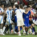 Haos u Bordou - masovna tuča fudbalera Argentine i Francuske VIDEO