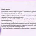 Inspekcija na fakultetu zbog pitanja na prijemnom