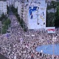 Desetine tisuća ljudi na studentskom protestu u Beogradu