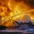 Skladište nafte gori drugi dan zaredom u Sevastopolju