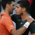 Kakav "sudar" u Parizu: Ovako Novak Đoković i Karlos Alkaraz treniraju pred početak Mastersa