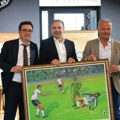 Na stadionu Partizana održana izložba: Najveća legenda u istoriji se bavila slikarstvom, ovo je malo ko znao