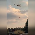 Požar kod Golupca zahvatio najmanje 20 kuća, vojni helikopteri učestvovali u gašenju
