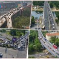 Duge kolone na Brankovom, gomila se i na Plavom mostu: A u samom centru Beograda prizor za nevericu (foto)