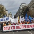 „Borba se nastavlja“: Završen protest prosvetnih radnika ispred Vlade Srbije (FOTO, VIDEO)