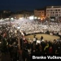 Protest i blokada studenata i srednjoškolaca u Kragujevcu, u centralnoj Srbiji