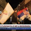 Hiljade Beograđana dočekale studente iz Novog Pazara