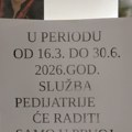 Peticija protiv ukidanja smene pediatrije u Grdelici