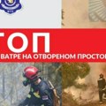 Ne palite vatre na otvorenom prostoru